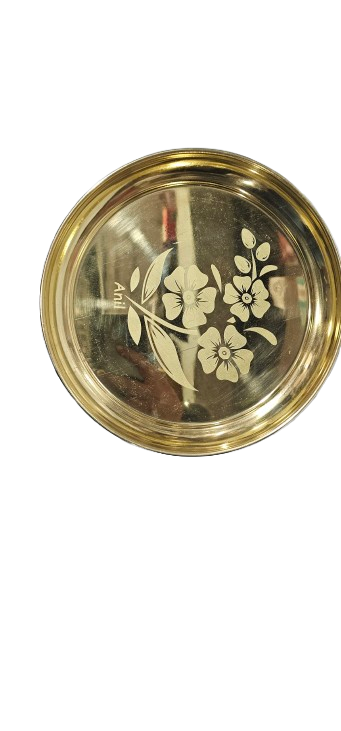 Fancy Brass Thali