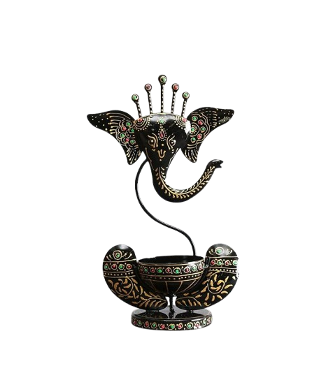 Ganpati Diya Stand in Metal