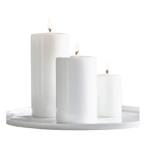 Pillar candles|Soy wax candles|Pack of 4