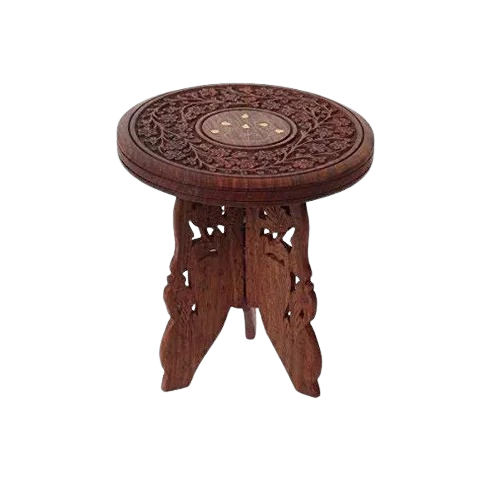 Handcrafted Wooden Sturdy Foldable Stool 